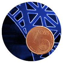 découpe laser de l'acrylique