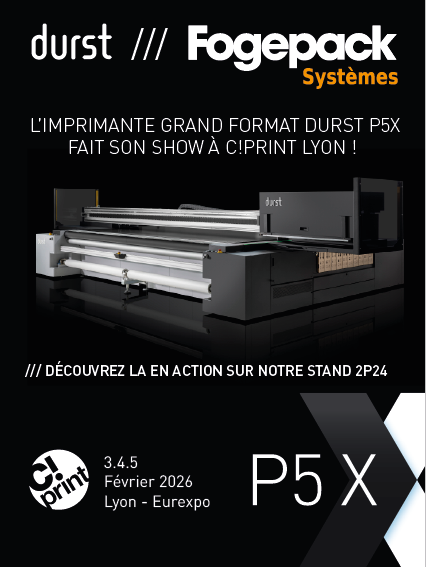 L’imprimante grand format Durst P5X fait son show à C !PRINT Lyon !